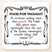 Is Existence Gestalt? Rechteckiger Pappuntersetzer (Vorderseite)