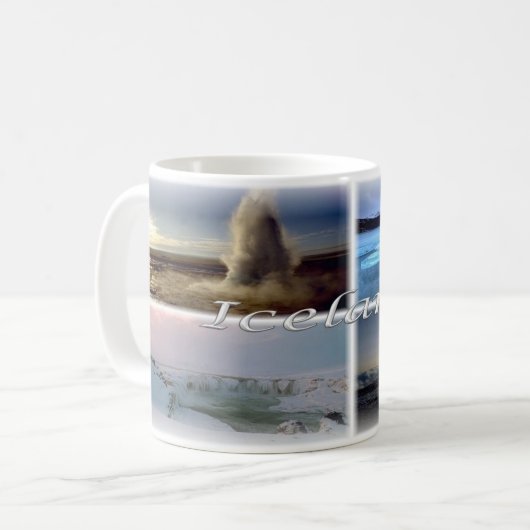 IS Island - Island - Kaffeetasse (Vorderseite Links)