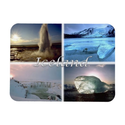 IS Island - Jokulsarlon - Gullfoss - Magnet (Horizontal)