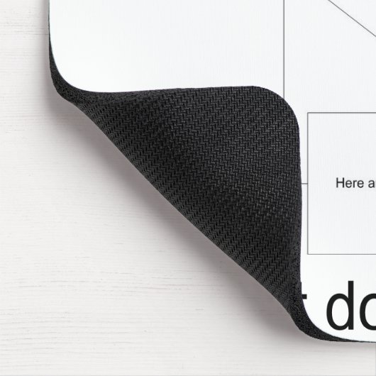 is_it_done_yet_back, wird es schon getan? mousepad (Ecke)