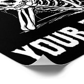 Is It Still Your Turn Funny Skeleton Waiting Quote Poster (Ecke)