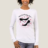 is just not pretty heels Tri-Blend shirt (Vorderseite)