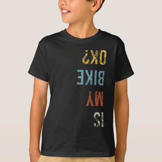 Is My Bike Ok Retro Cycling Cyclist Crash T-Shirt (Vorderseite)