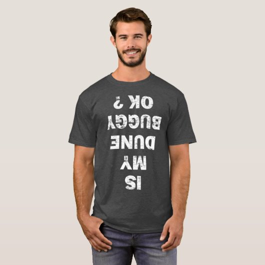 IS MY DUNE BUGGY OK funny sand dune driver rider T-Shirt (Vorne ganz)