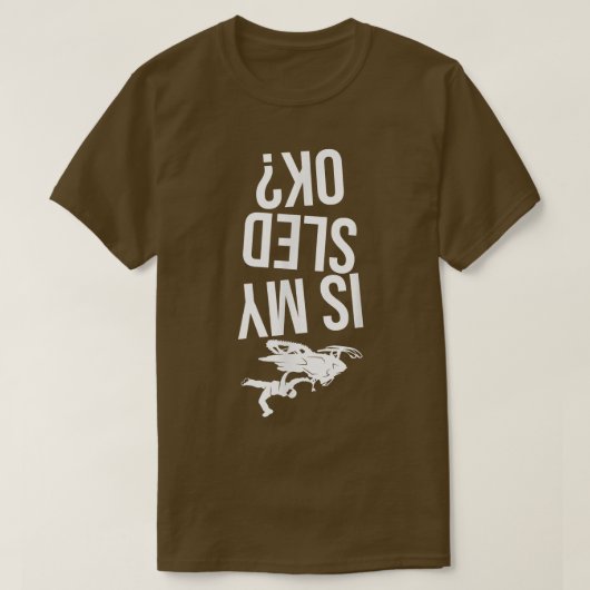 Is My Sled Ok Snowmobile T-Shirt (Design vorne)