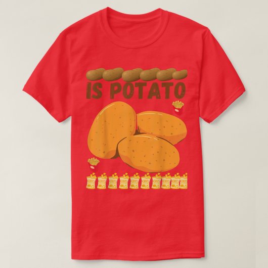 Is Potato Human Costume Potato Kids Boys Men Gifts T-Shirt (Design vorne)