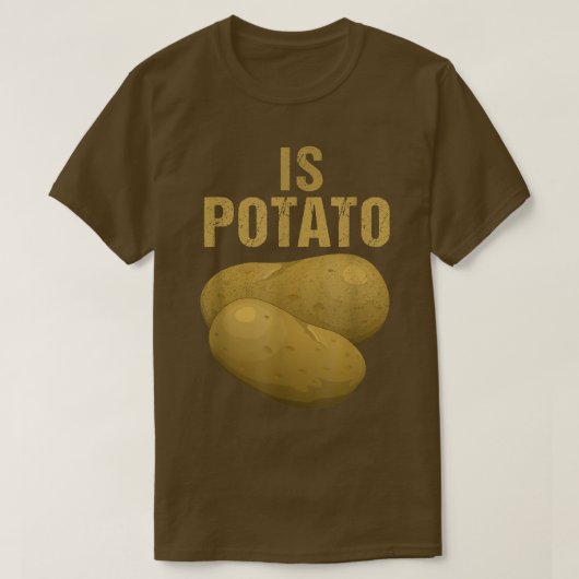 Is PotatoAs Seen On Late Night Television 9 T-Shirt (Design vorne)