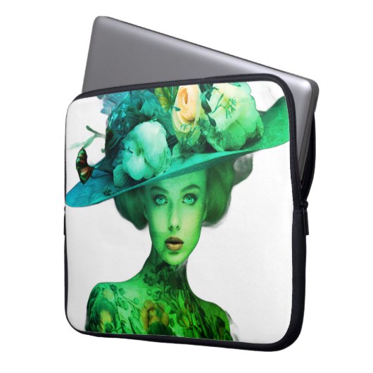 Is She Wicked? Computer and Electronics Bag Laptopschutzhülle (Vorderseite Links)