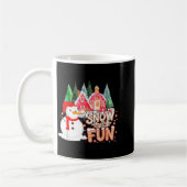 Is Snow Much Fun Winter Christmas Teacher Holiday Kaffeetasse (Links)