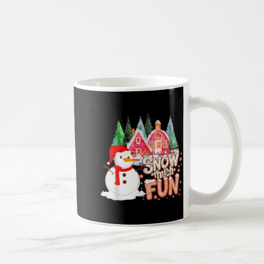 Is Snow Much Fun Winter Christmas Teacher Holiday Kaffeetasse (Rechts)