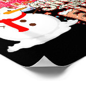 Is Snow Much Fun Winter Christmas Teacher Holiday  Poster (Ecke)