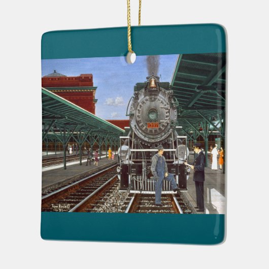 "Is That the Chattanooga Choo Choo" by Tom Rock Keramikornament (Links)