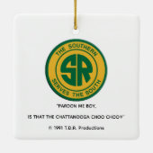 "Is That the Chattanooga Choo Choo" by Tom Rock Keramikornament (Rückseite)