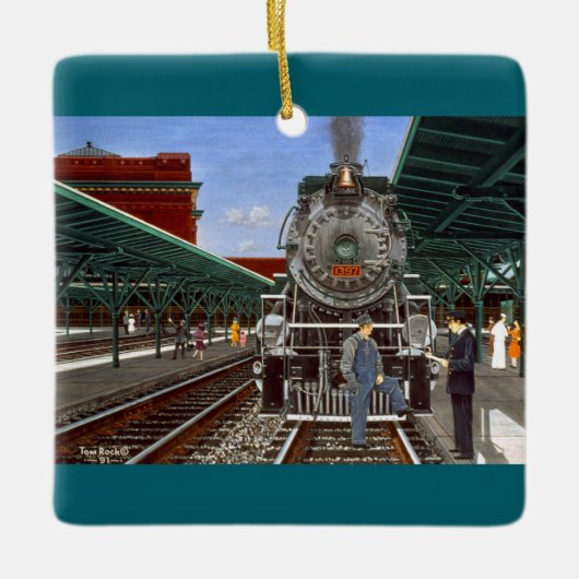"Is That the Chattanooga Choo Choo" by Tom Rock Keramikornament (Vorderseite)