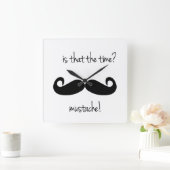 Is that the time? wall clock quadratische wanduhr (Zuhause)