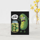 Is That You Bro_ Humorous Ckle Lovers Funny Cuber Karte (Gelbe Blume)