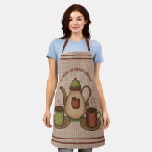 Is There Life Before Coffee? Mugs & Coffee Pot  Schürze (Getragen)