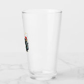 Is This Jolly Enough Black Cat Merry Christmas Tre Glas (Links)