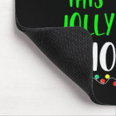 Is This Jolly Enough Black Cat Merry Christmas Xma Mousepad (Ecke)