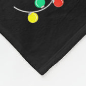 Is This Jolly Enough Funny Black Cat Christmas Tre Fleecedecke (Ecke)