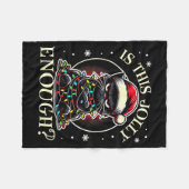 Is This Jolly Enough Funny Cat Christmas Meme  Fleecedecke (Vorderseite (Horizontal))