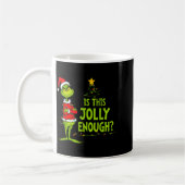 Is This Jolly Enough Funny Christmas Tree Lights H Kaffeetasse (Links)