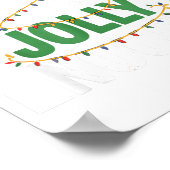 Is This Jolly Enough Funny Christmas Tree Lights H Poster (Ecke)