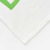 Is This Jolly Enough Green Merry Christmas Tree Li Fleecedecke (Ecke)