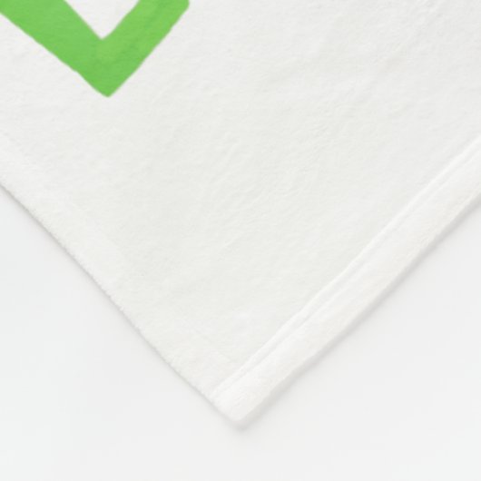 Is This Jolly Enough Green Merry Christmas Tree Li Fleecedecke (Ecke)