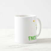 Is This Jolly Enough Green Merry Christmas Tree Li Kaffeetasse (VorderseiteRechts)