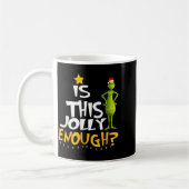 Is This Jolly Enough Green Merry Christmas Tree Li Kaffeetasse (Links)