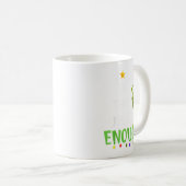 Is This Jolly Enough Green Merry Christmas Tree Li Kaffeetasse (VorderseiteRechts)