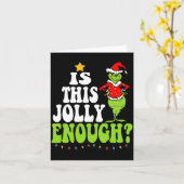 Is This Jolly Enough Merry Christmas Tree Lights F Karte (Gelbe Blume)