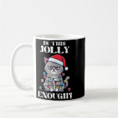 Is This Jolly Enough Tangled Christmas Cat  Kaffeetasse (Links)