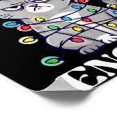 Is This Jolly Enough Tangled Christmas Cat  Poster (Ecke)