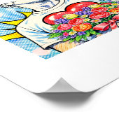 Is This Love? Classical Pop Art Poster (Ecke)