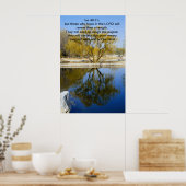 Isa 40:31: Aber diejenigen, die in der LORD hoffen Poster (Küche)