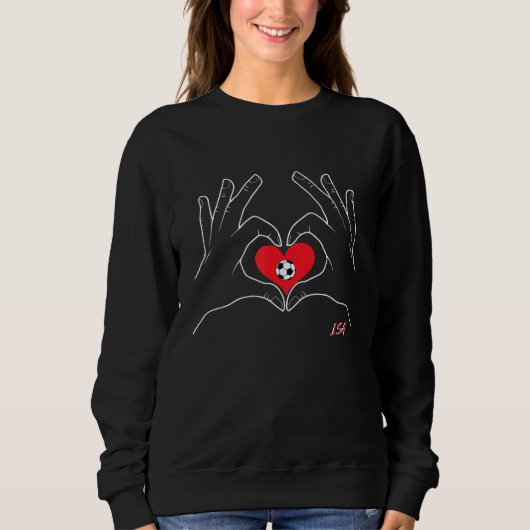 Isa Fund Raiser2 Heart Hands Sweatshirt (Vorderseite)