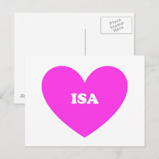 Isa Postkarte (Vorne/Hinten)