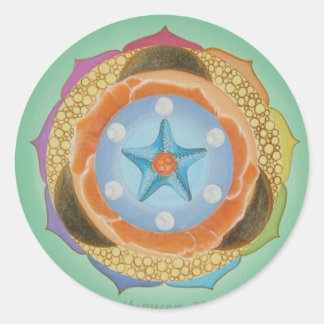 Isa Runder Aufkleber