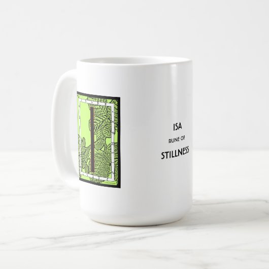 Isa Rune Tasse - Stille (Vorderseite Links)