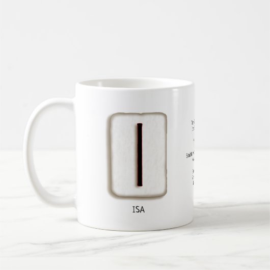Isa RuneStone-Tasse Kaffeetasse (Links)