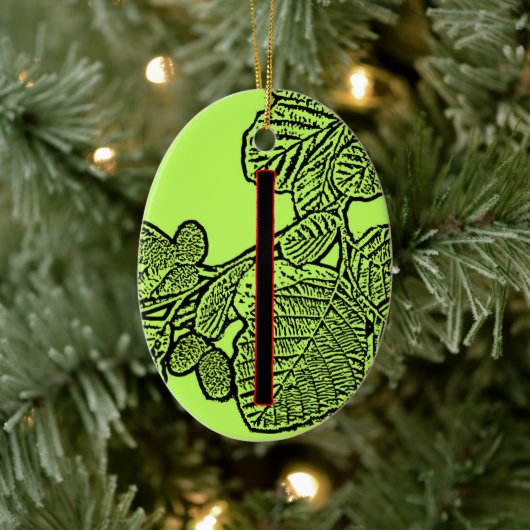 Isa Viking Rune Weihnachten Ornament - Stille (Baum)