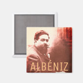 Isaac Albéniz Magnet (Vorderseite/Rückseite)