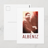 Isaac Albéniz Postcard Postkarte (Vorne/Hinten)
