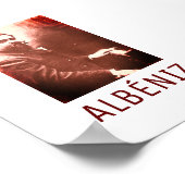 Isaac Albéniz Poster (Ecke)