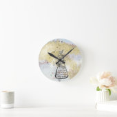 Isaac Asimov Quote Runde Wanduhr (Zuhause)