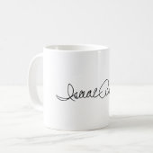 Isaac Asimov signature autograph famous history Kaffeetasse (Vorderseite Links)