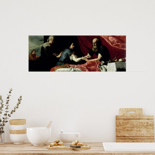Isaac Blessing Jacob, 1637 Poster (Küche)