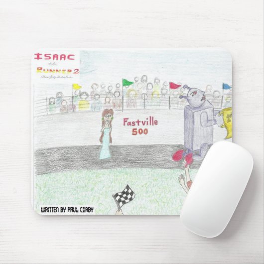 Isaac das Läufer 2 mousepad (Mit Mouse)